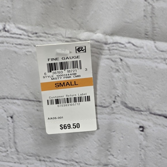 Charter Club Pink Floral Crochet‎ Front Cardigan Small NWT Feminine Lightweight - Picture 5 of 5